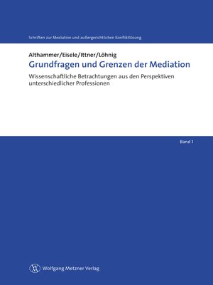 cover image of Grundfragen und Grenzen der Mediation